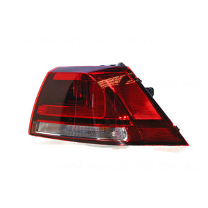 Tinted Tail Lamp Drivers Side OEM Suits Volkswagen Golf MK 7 2013 to 2021