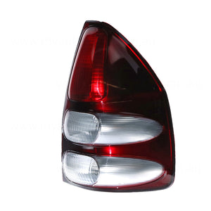Red/Clear Tail Lamp Drivers Side Certified Suits Toyota Prado RZJ120R / GRJ120R / KDJ120R 2002 to 2009