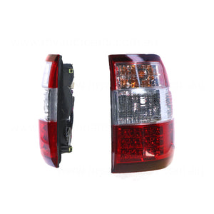 LED Tail Lamp Pair Aftermarket Suits Toyota Landcruiser 100 SERIES 2005 to 2007