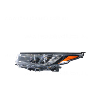 Halogen Head Lamp with Auto High Beam Passenger Side OEM Suits Toyota Kluger Grande GSU50R/GSU55R 2016 On