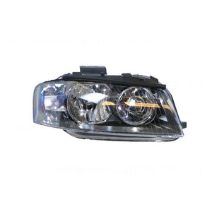 Halogen Head Lamp Drivers Side Certified Suits Audi A3 8P 2004 to 2008