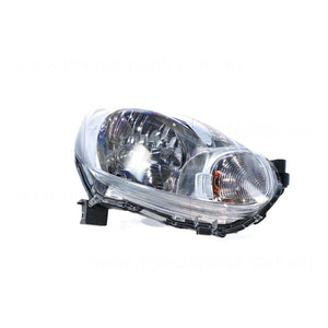 Halogen Head Lamp Drivers Side Genuine Suits Nissan Micra K13 2013 to 2015