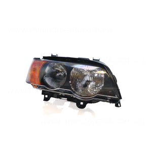 Head Lamp Passenger Side Certified Suits BMW X5 E53 2000 to 2007