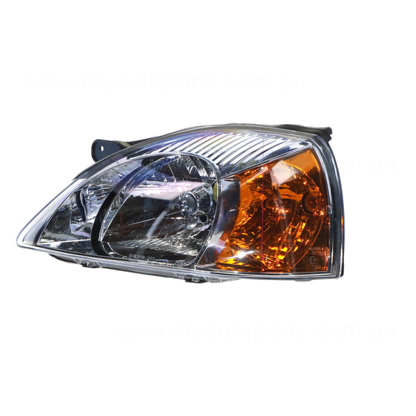 Head Lamp Passenger Side Certified Suits Kia Rio BC 9/2002 to 8/2003