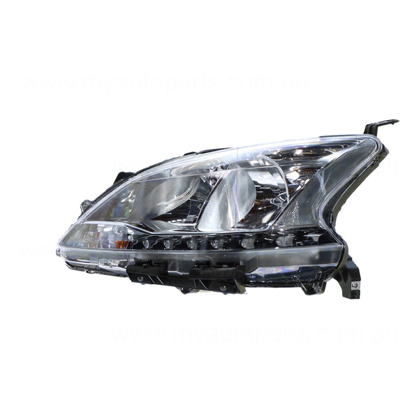 Halogen Head Lamp Passenger Side OEM Suits Nissan Pulsar ST-L B17 2012 to 2017