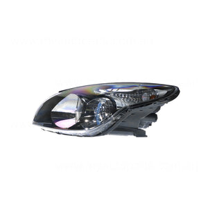 Black Head Lamp Passenger Side OEM Suits Hyundai i30 FD 4/2010 to 4/2012