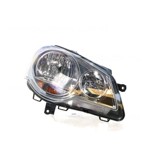 Halogen Head Lamp Drivers Side Genuine Suits Volkswagen Polo 9N 2005 to 2010