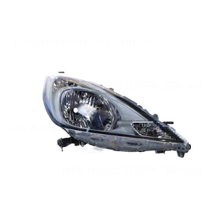 Halogen Manual Adjust Head Lamp Drivers Side Certified Suits Honda Jazz GE 2008 to 2014
