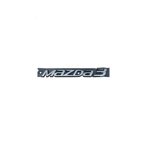 Tail Gate Emblem "Mazda 3" Genuine suits Mazda 3 Hatch 2013 to 2019