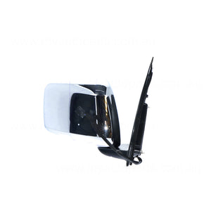 Chrome Door Mirror Drivers Side Genuine suits Nissan Navara D40 & Pathfinder R51 2005 to 2007