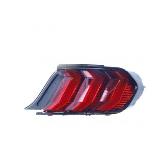 Certified Tail Lamp Drivers Side Red suits Ford Mustang FN 2018 onwards