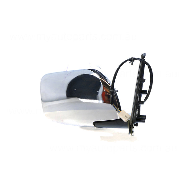 Chrome Door Mirror Drivers Side OEM Suits Nissan Patrol GU/Y61 Wagon 2004 to 2016