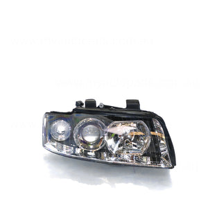 Halogen Electric Adjust Head Lamp Drivers Side Certified Suits Audi A4 B6 2001 to 2005