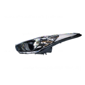 Halogen Head Lamp Passenger Side OEM Suits Hyundai Elantra MD 2011 to 2013