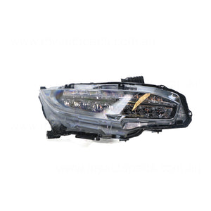 LED Head Lamp Drivers Side Genuine suits Honda Civic VTi-LX/RS 2016 On
