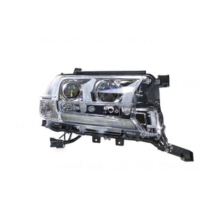 LED with Auto Levelling Head Lamp Drivers Side OEM suits Toyota Landcruiser GXL/Altitude 200 Series 2012 On