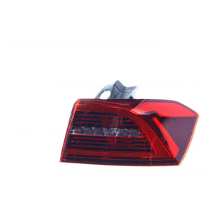 LED Tail Lamp Drivers Side Genuine Suits Volkswagen Passat Highline B8 2015 to 2021