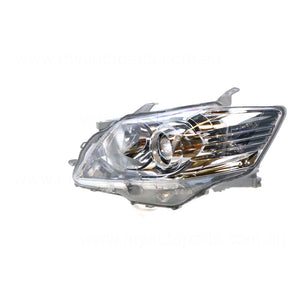 Halogen Electric Adjust Head Lamp Passenger Side OEM suits Toyota Aurion GSV40R AT-X/Prodigy 2009 to 2012