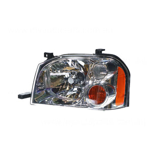 Halogen Head Lamp Passenger Side Certified Suits Nissan Navara D22 2001 to 2015