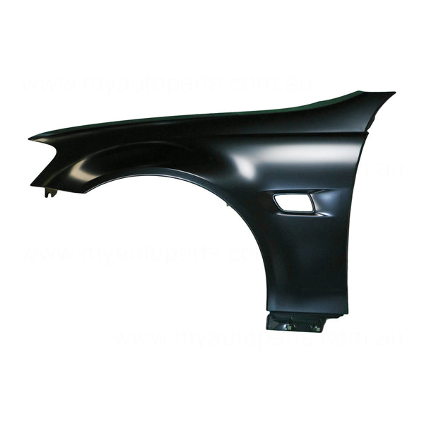 Certified Front Guard Passenger Side Without Flare With Repeater Light suits Holden Calais VE, VE II, Holden Commodore VE, VE II, Holden Sportwagon VE II, VE, Holden Berlina VE II, VE, Holden Ute VE, VE II 2006 to 2013