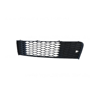 Front Bar Grille Passenger Side Genuine Suits Audi Q7 4L 11/2009 to 9/2015 (Suits One Piece Front Bumper)