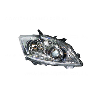 Halogen Head Lamp Drivers Side Genuine Suits Toyota Corolla ZRE152R 2009 to 2012