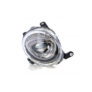 Head Lamp Upper Drivers Side OES  Suits Fiat Fiat 500 2015 to 2021