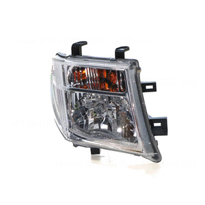 Head Lamp Drivers Side Genuine Suits Nissan Navara D40 2008 to 2015