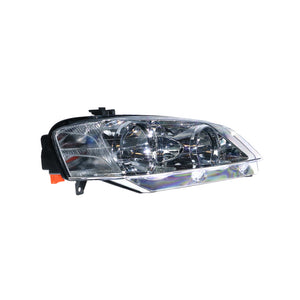 Chrome Halogen Head Lamp Drivers Side Certified Suits Ford Falcon Futura/Fairmont BA/BF 2002 to 2006
