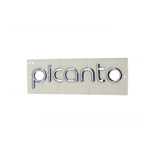 Kia Picanto Genuine Tail Gate Emblem 02/2019 to 10/2023 - 86320G6000