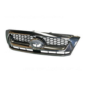 Chrome Grille Aftermarket suits Toyota Hilux SR5 8/2008 to 7/2011