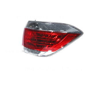 Tail Lamp Drivers Side Genuine Suits Toyota Kluger GSU40R/GSU45R 2010 to 2013