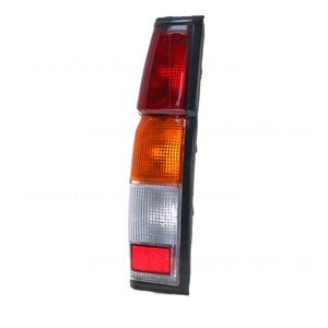 Red/Amber/Clear Tail Lamp Passenger Side Aftermarket Suits Nissan Navara D21 1992 to 1997