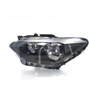 Halogen Manual Adjust Head Lamp Passenger Side Certified Suits BMW 1 Series F20 2011 to 2016