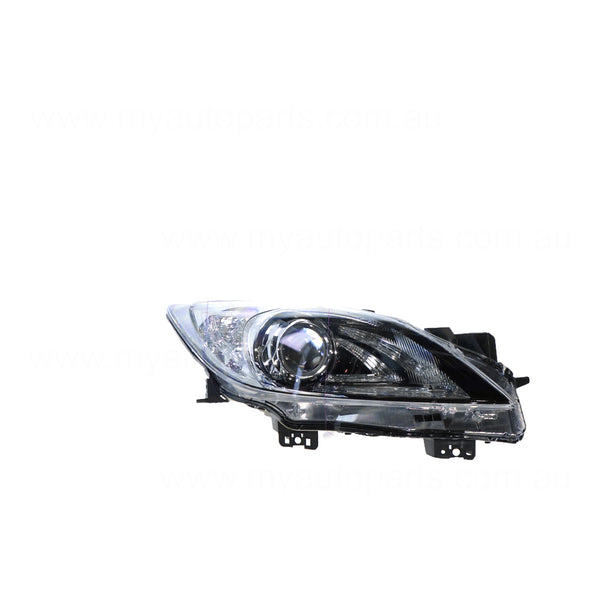 Bi-Xenon Electric Adjust Head Lamp Drivers Side OEM Suits Mazda 3 BL MPS2009 to 2013