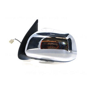 Chrome Door Mirror Electric Adjust Passenger Side OEM suits Toyota Hilux 15/16/25/26 Series SR & SR5 2005 to 2009