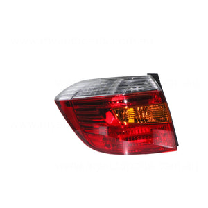 Tail Lamp Passenger Side Genuine Suits Toyota Kluger GSU40R/GSU45R KX-R 2007 to 2010