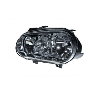 Halogen Electric Adjust Head Lamp Passenger Side Certified Suits Volkswagen Golf 1J 1998 to 2004
