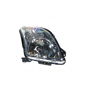 Halogen Head Lamp Drivers Side Genuine Suits Suzuki Swift RS415 2005 to 2010
