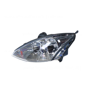 Halogen Manual Adjust Head Lamp Passenger Side OEM Suits Ford Focus LR 2002 to 2004