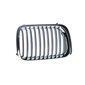 Chrome/Black Grille Drivers Side Aftermarket Suits BMW 3 Series E36 1996 to 1998