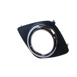 Front Bar Grille With Fog Light Mount Passenger Side Aftermarket Suits Toyota RAV4 8/2008 to 12/2012