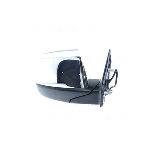 Chrome Door Mirror Electric Adjust Drivers Side OEM Suits Ford Ranger PJ 2006 to 2009