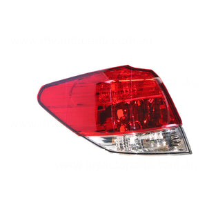 Tail Lamp Passenger Side Certified Suits Subaru Outback BR 2009 to 2014