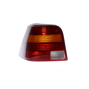 Tail Lamp Passenger Side Certified Suits Volkswagen Golf GLE 1J 1998 to 2004