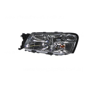 Chrome Head Lamp Passenger Side Genuine suits Subaru Forester SG 2002 to 2005