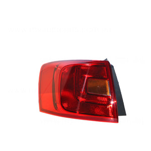 Tail Lamp Passenger Side Genuine Suits Volkswagen Jetta 1B 2011 to 2015