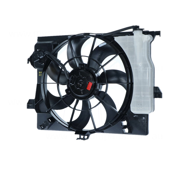 12 v Radiator Fan Assembly Aftermarket Suits Kia Rio UB 2011 to 2017