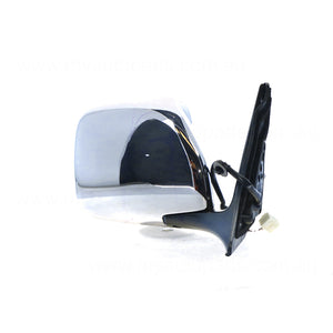 Chrome Door Mirror Electric Adjust Drivers Side OEM Suits Toyota Landcruiser 100 SERIES 1998 to 2007