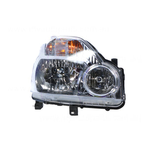 Halogen Manual Adjust Head Lamp Drivers Side Genuine Suits Nissan X-Trail T31 2007 to 2014